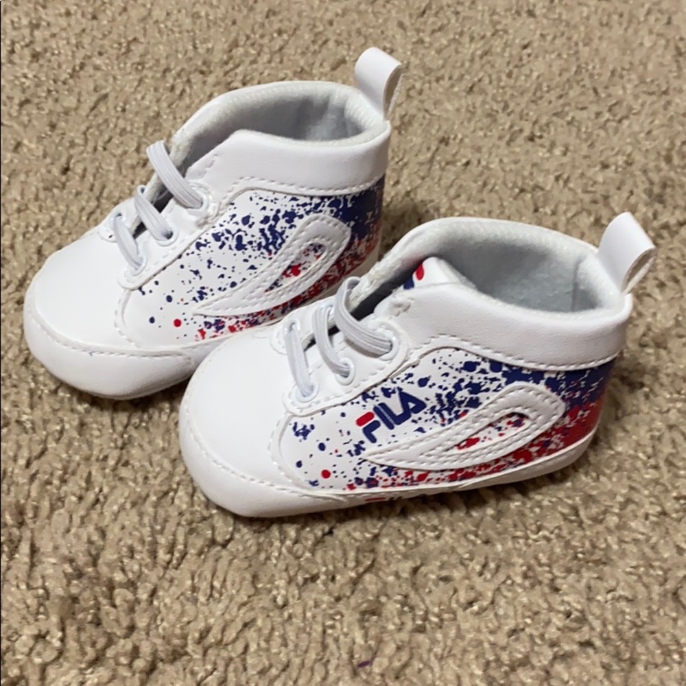 Baby Fila crib shoes